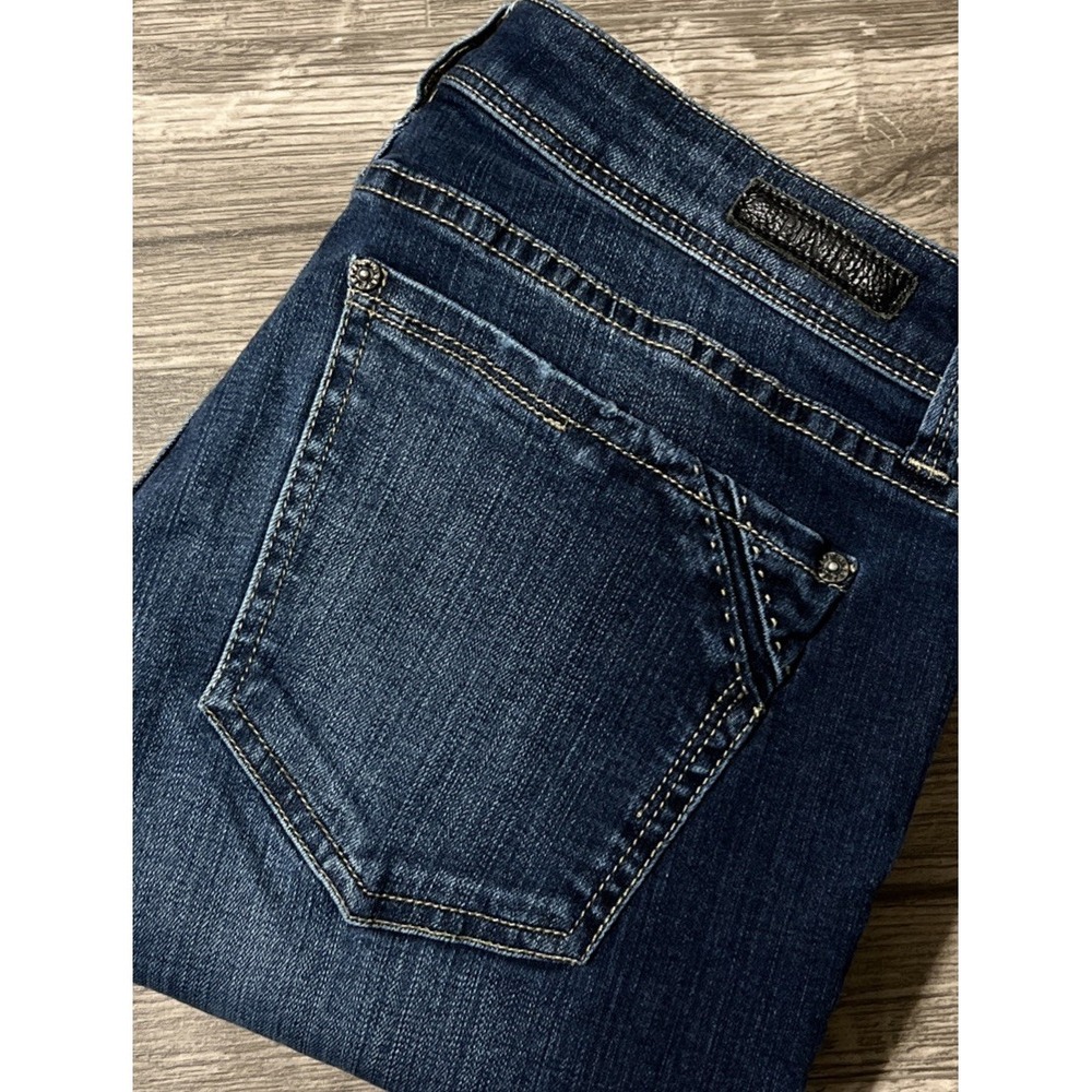 Buckle Black Fit No. 53 Ankle Skinny Stretch MidRise DarkWash Jean SZ 30 (32x31)